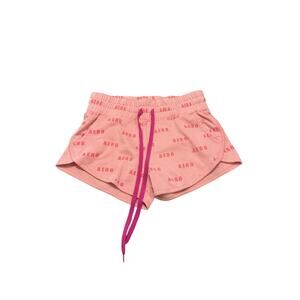 Aeropostale Sport Peach Pink Logo Shorts Women’s Size Medium Lounge Gym Casual